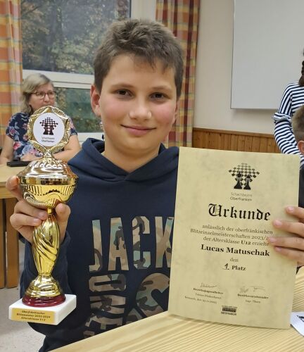 Ofr. Jugend-Blitz-Meister Lucas Matuschak